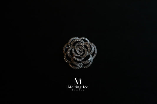 Radiant Rose Brooch