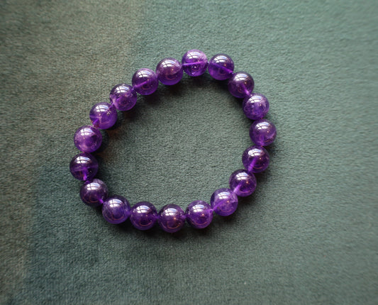 Deep Tranquility Amethyst Bracelet – Balance & Protection