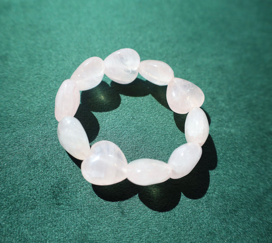 Heartfelt Rose Quartz Bracelet – Love's Embrace