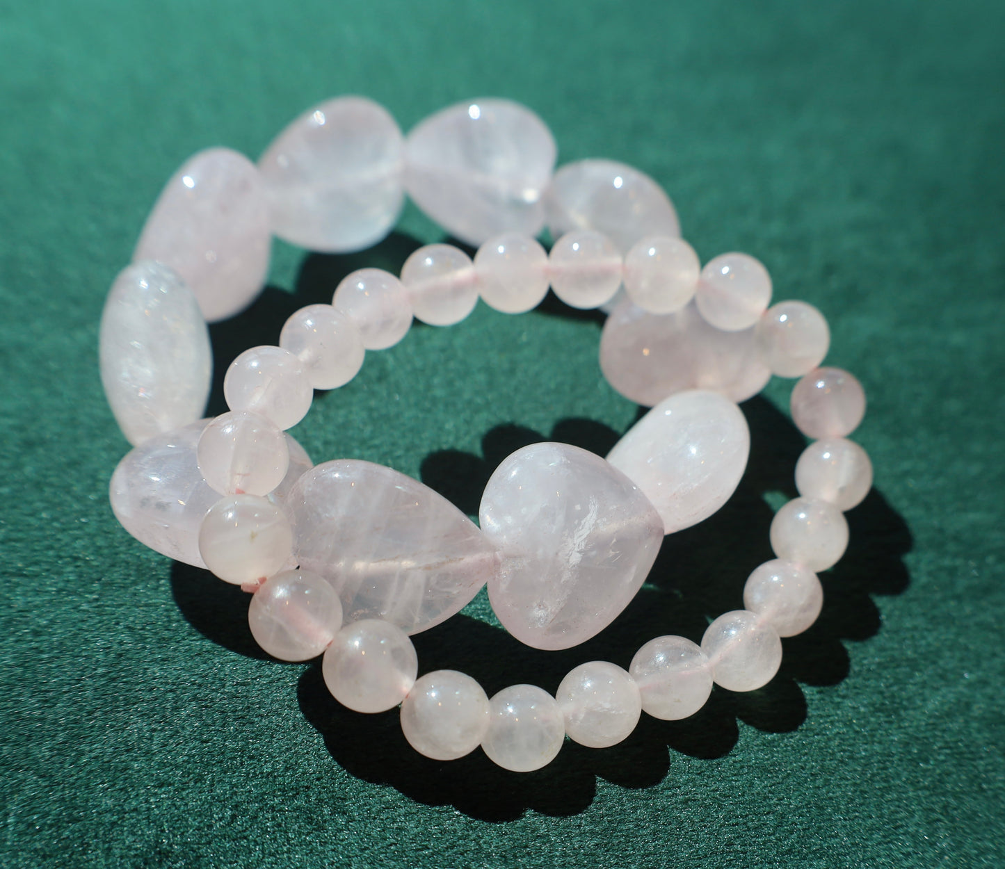 Heartfelt Rose Quartz Bracelet – Love's Embrace