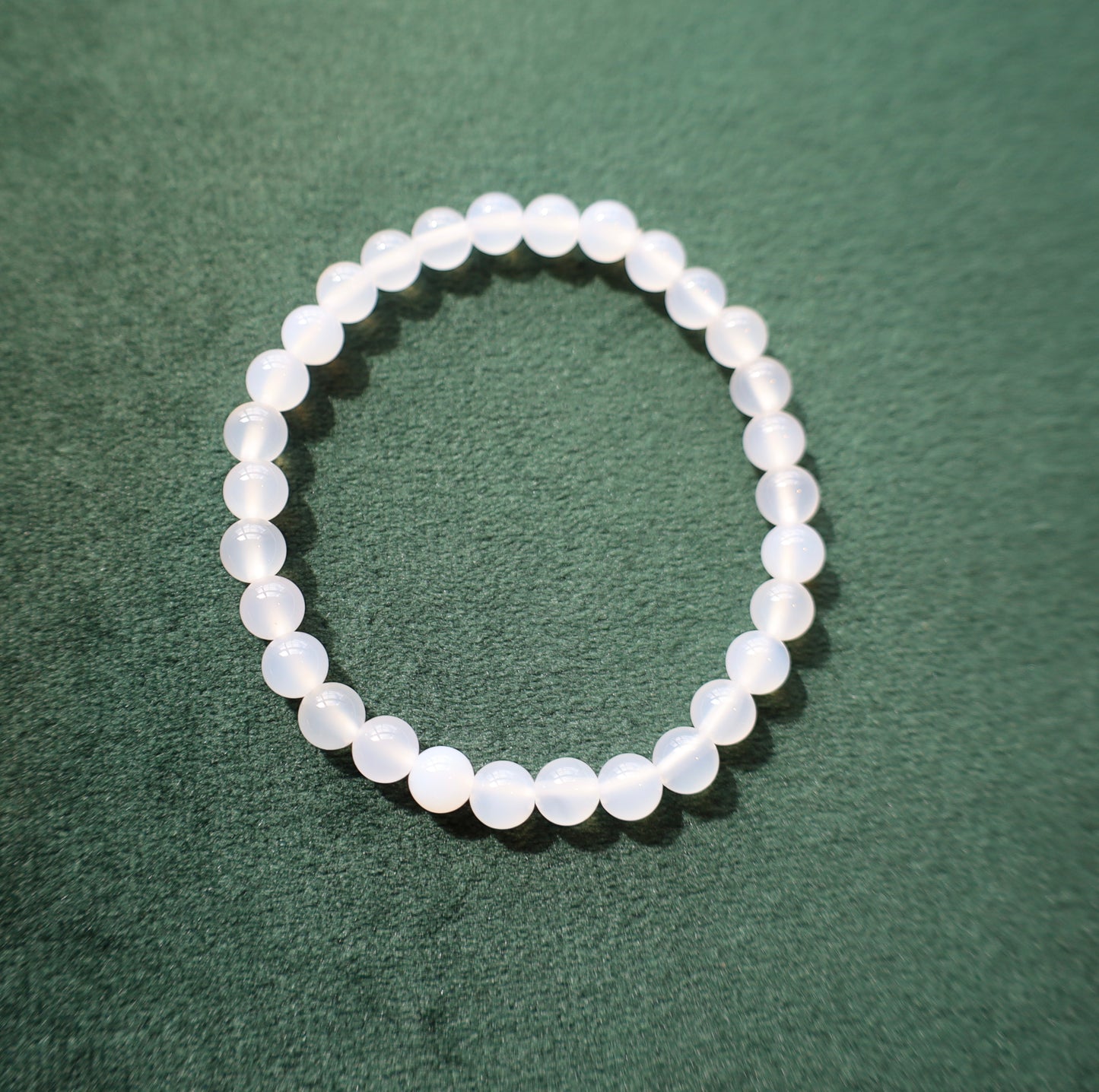 Serenity White Agate Bracelet