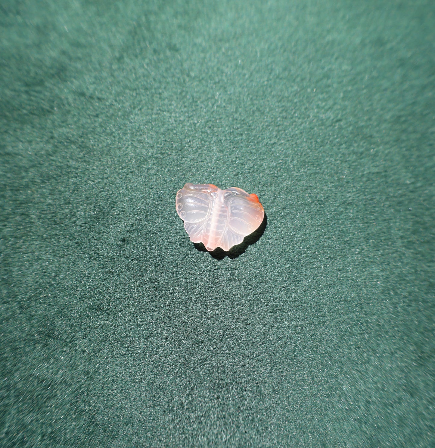 Nanhong Agate Butterfly Pendant (Drilled for Stringing)