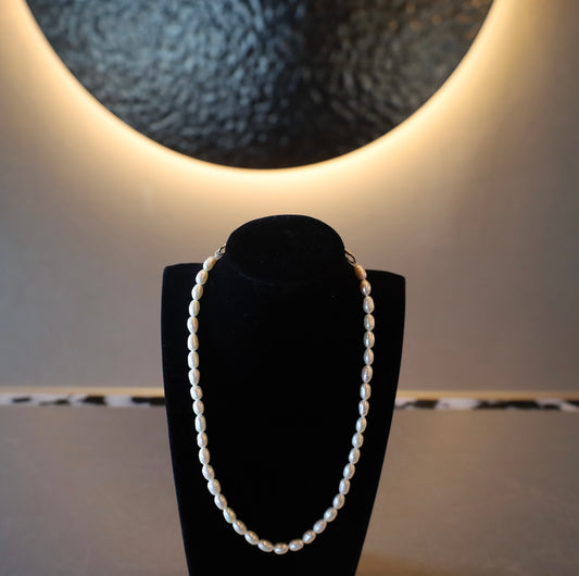 Moonlit Grace Freshwater Pearl Necklace